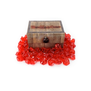 Gems: Set of 24 Red Gems - Dead Man's Chest