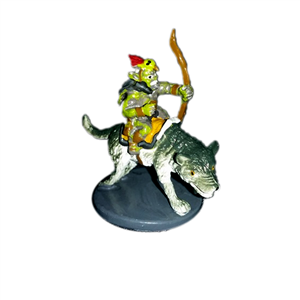 Defenders of the Realm: Miniature - Wolf Rider (Painted)