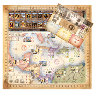 Francis Drake: Replacement Parts - Game Board & Plymoth Harbor Board