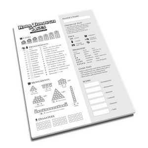 Roll Through The Ages: The Bronze Age - Extra Score Pad