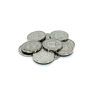 Generic Metal Coins: #5 (set of 10) (Lisboa, Brass)