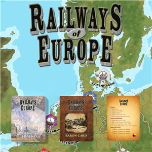 Railways Updated Map & Cards - Europe