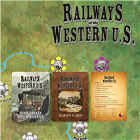 Railways Updated Map & Cards - Western U.S.