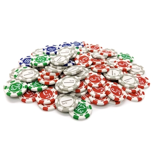 Age of Steam Deluxe: Set of 100 Poker Chips