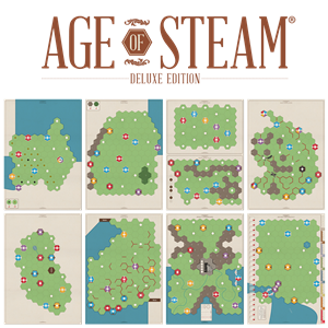 Age of Steam Deluxe: Expansion Maps