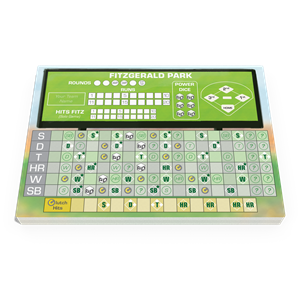 Baseball Highlights: The Dice Game Score Pad