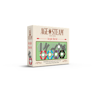 Age of Steam Deluxe: Acrylic Track Tiles (Pre-Order)