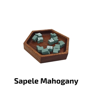 Deluxe Game Trays - Medium Solo - Sapele Mahogany