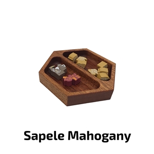Deluxe Game Trays - Medium Duo - Sapele Mahogany