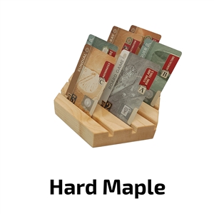 Deluxe Game Trays - Medium Card - Hard Maple