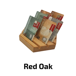 Deluxe Game Trays - Medium Card - Red Oak