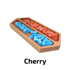 Deluxe Game Trays - Large Duo - Cherry