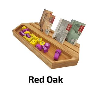 Deluxe Game Trays - Large Combo - Red Oak