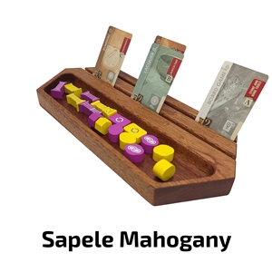 Deluxe Game Trays - Large Combo - Sapele Mahogany