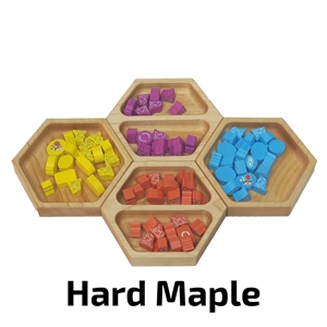 Deluxe Game Tray Bundles - Board Game Bundle - Hard Maple