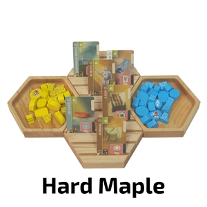 Deluxe Game Tray Bundles - Card Game Bundle - Hard Maple