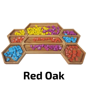 Deluxe Game Tray Bundles - Premium Bundle - Red Oak