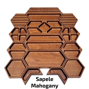 Handcrafted Trays Gift Bundle - Sapele Mahogany