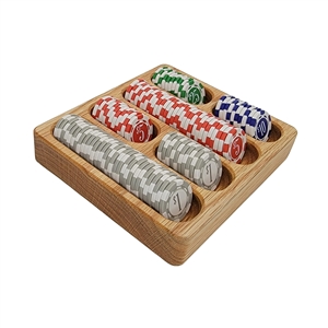 Age of Steam Deluxe: Wooden Poker Chip Tray