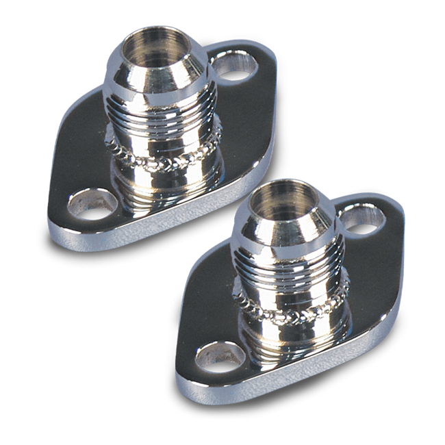 Inlet Plates-SS BB Chevy -10 AN