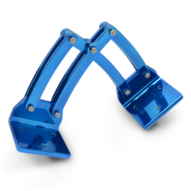 Large Scissor Hinges Billet Aluminum