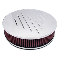 Air Cleaner 14" Round Smooth