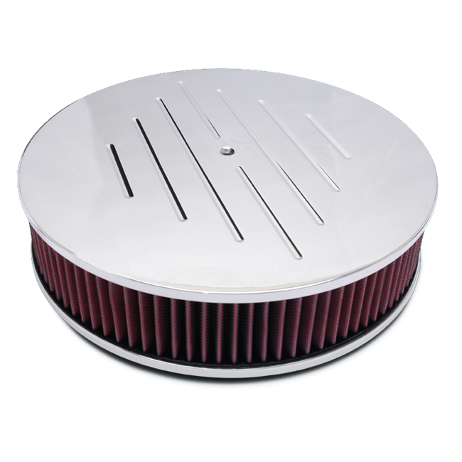 Air Cleaner 14" Round Smooth