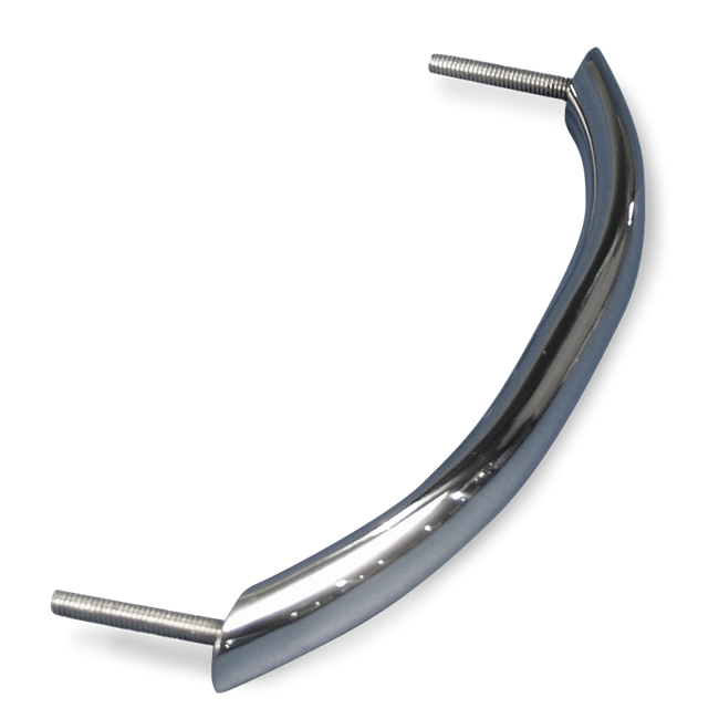 Grab Handle Stainless Steel Oval Tube- 12" Polished Finish