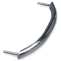 Grab Handle Stainless Steel Oval Tube- 18" Polished Finish
