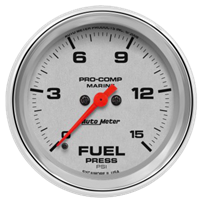 Fuel Pressure 15 Psi 2-5/8" Platinum