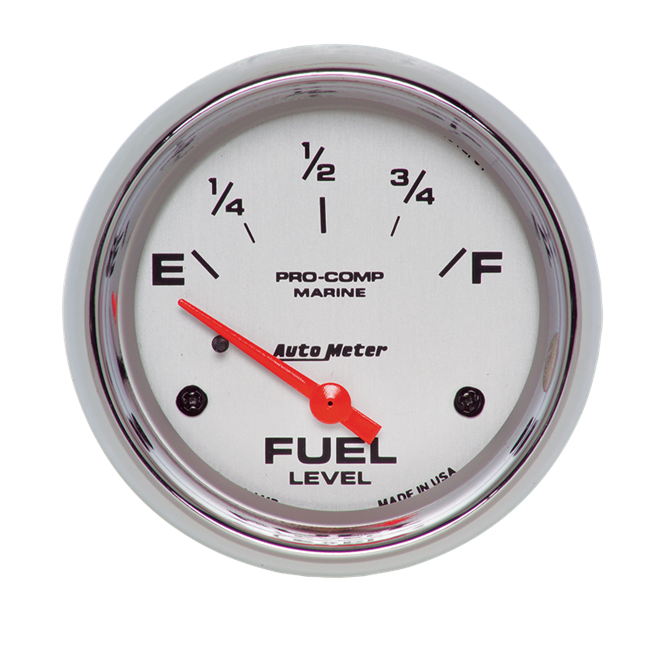 Fuel Level 2-5/8" Platinum