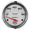 Oil Pressure 80 Psi 2-5/8" Platinum