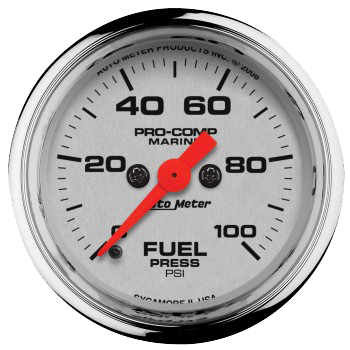 Fuel Pressure 100 Psi 2-1/16" Platinum