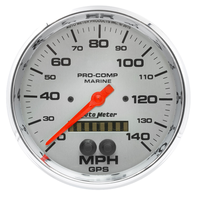 Gps Hp Speedometer With Display 140mph 5" Platinum