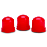 Gauge Bulb Boot Red