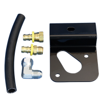 OIL FILTER BRACKET KIT BIG BLOCK CHEVY EFI APPLICATIONS WITH SERPENTINE ACCESSORY BELTS