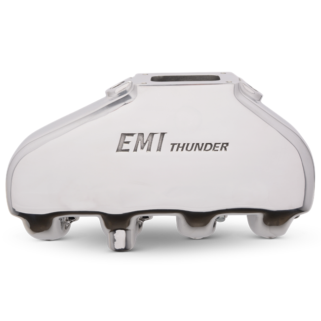 EMI Thunder Manifolds Only-496 Chevy Polished Finish - Polished Finish