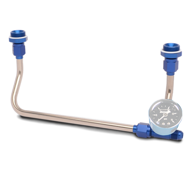 Carb Line Standard Short -6 Inlet & Gauge Tee