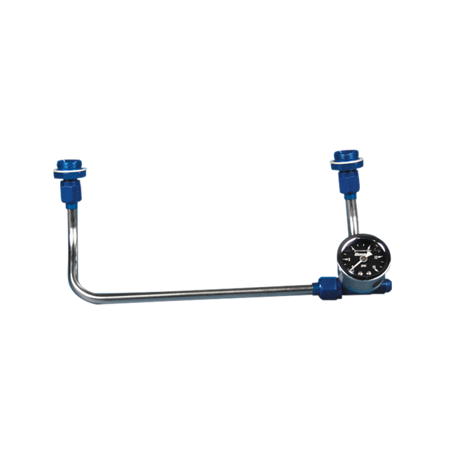 Carb Line Standard Long -8 Inlet & Gauge Tee