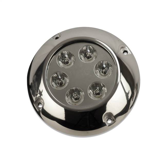 UNDERWATER LIGHT SS ROUND 6 LEDS