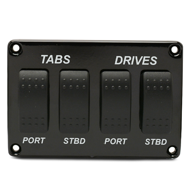 Switch Panel- Four Carling Switches