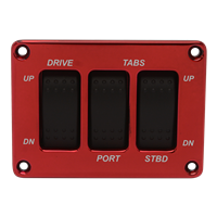 Recessed Switch Panel- Three Switches