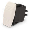Carling Rocker Switch Double Pole, Double Throw Momentary on-off-on White