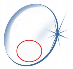 ROUND SEG 22MM/25MM GLASS / ANTI-REFLECTIVE & UV PROTECTION