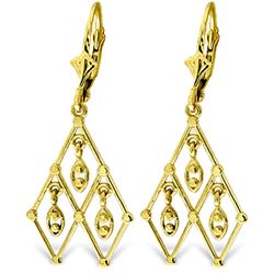 ALARRI 14K Solid Gold Magic Chandelier Earrings
