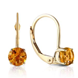 ALARRI 1.2 Carat 14K Solid Gold Iris Citrine Earrings
