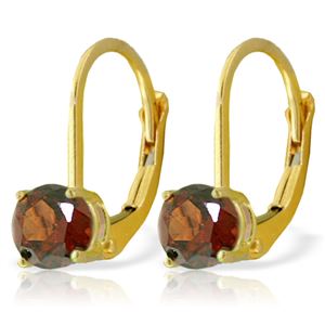 ALARRI 1.2 Carat 14K Solid Gold Iris Garnet Earrings