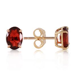 ALARRI 1.8 CTW 14K Solid Gold Dream Big Garnet Earrings