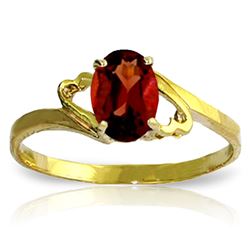 ALARRI 0.9 CTW 14K Solid Gold Nearly Outstanding Garnet Ring