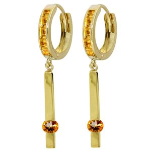 ALARRI 1.35 Carat 14K Solid Gold Worthwhile Citrine Earrings